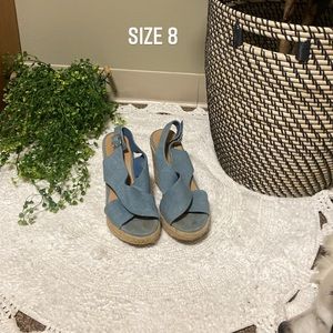 blue wedges